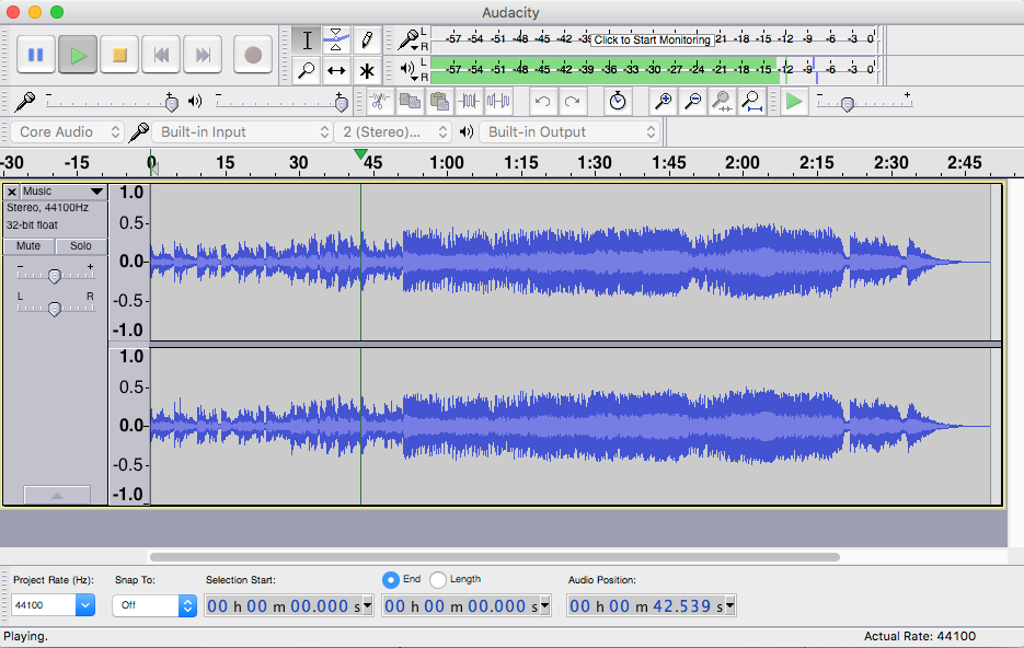 Audacity Free Download For Mac